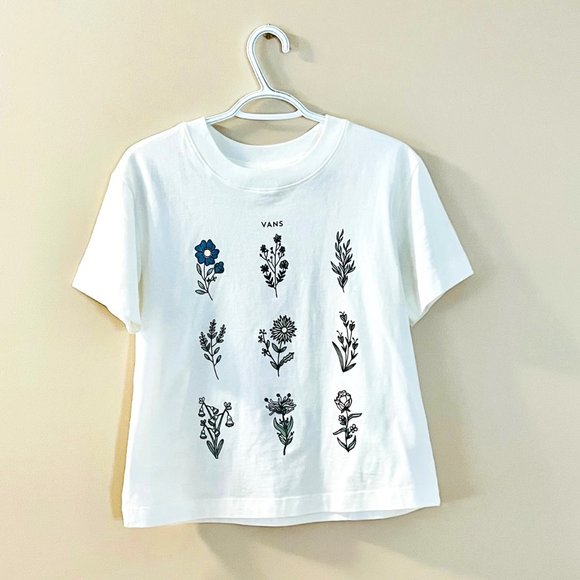 Vans Flower T-shirt Medium - Picture 1 of 5